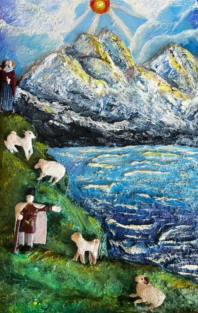 Მოდიოდა ნინო მთებით 